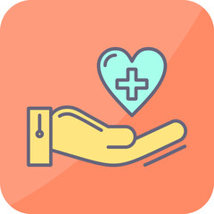 Obraz premium Care Icon