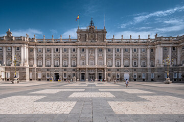 Madrid, esterno palazzo reale