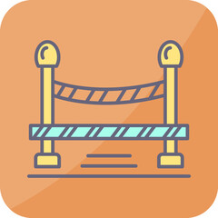 Do Not Cross Line Icon