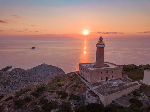 Lighthouse at dusk