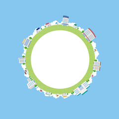 家　フレーム　背景