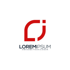 Letter C I business logo template