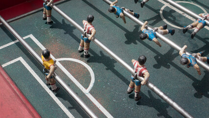 Figuras de futbolín © Darío Peña