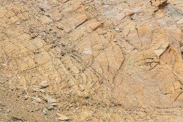 Excursion to the Gran Paradiso in the Alps. Search for rocks, minerals and precious stones. Study of the surface of rocks with sedimented debris over time. Lunar landscape, Martian landscape.