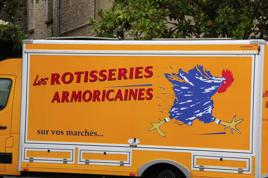 camion de livraison de r&ocirc;tisseurs