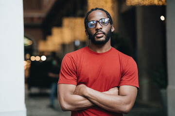 Obraz premium A portrait of young black man