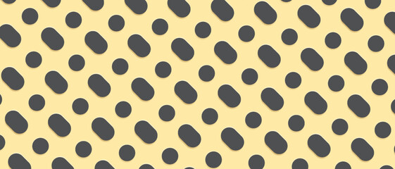 Abstract neomorphism background with a pattern of geometric shapes. Geometric grid background. Modern light abstract vector texture.