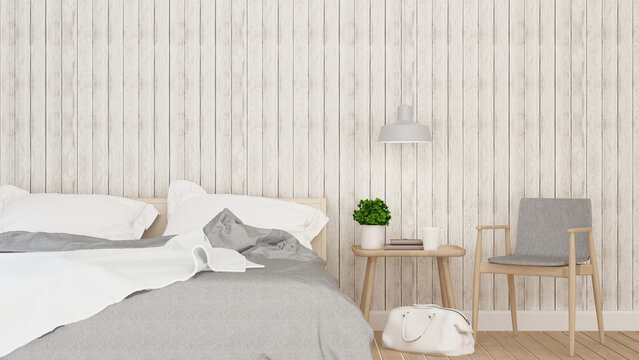 bedroom design for property development - 3D Rendering
