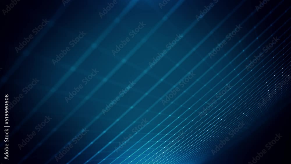 Poster Abstract Hitech Light Grid With Facets Seamless Loop/ 4k animation of an abstract high technology background with light grid facets and tiles seamless moving and looping