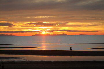 Obraz premium sunset on the beach