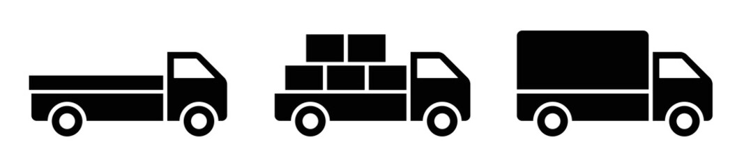 Truck icon. Cargo Truck icon. Delivery truck icon, vector illustration