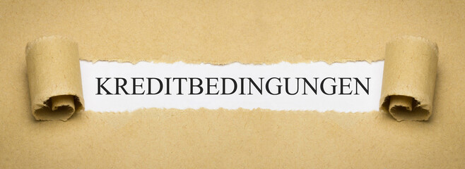 Kreditbedingungen