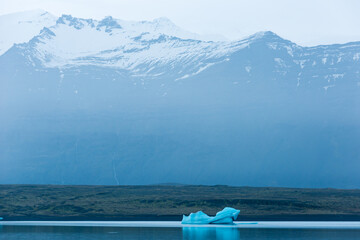 Glacier lake in Iceland