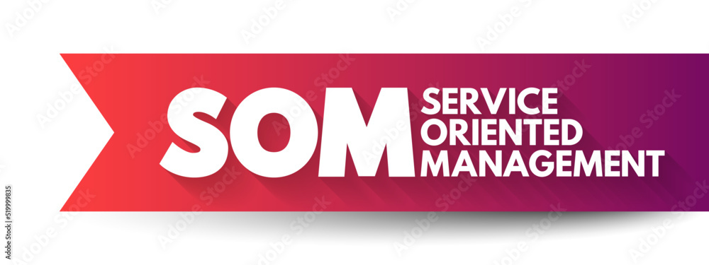 Poster som service oriented management - infrastructure that companies need to support the ongoing function