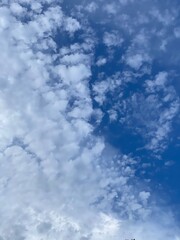Beautiful clouds in the sky on July 28th, 2022 Tokyo Japan
