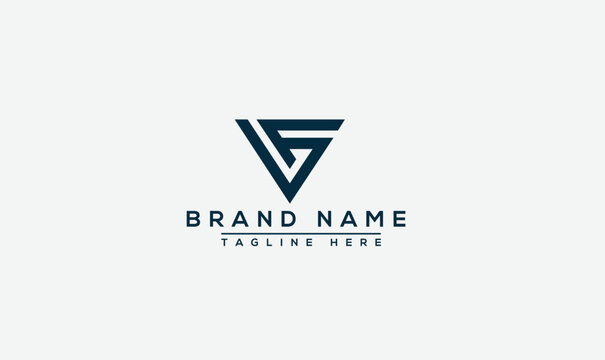 Logo design letter VF . Elegant modern. Vector template.