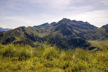The beautiful view of San Marco Pass (Italy)