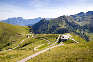 The beautiful panoramic view of San Marco Pass (Italy), Europe. 4k wallpaper, HD background