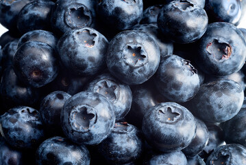 summer blue blueberries close-up. Macro photo.Original color