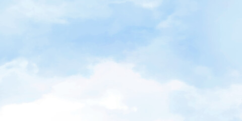 Obraz premium Summer blue sky cloud gradient light white background. Beauty clear cloudy in sunshine calm bright winter air bacground. Gloomy vivid cyan landscape in environment day horizon skyline view spring wind