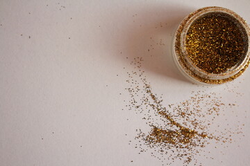 Tools for manicure and pedicure on a light background. Content for the nailmaster. Necessary materials when working in a beauty salon.