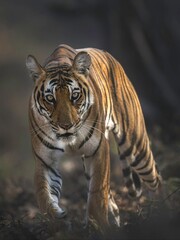 Fototapeta na wymiar Bengal tiger in forest