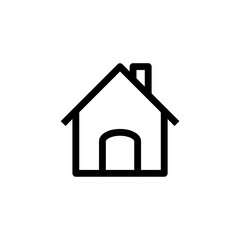 House Home logo, Home symbol, Home sign isolated on white background
