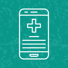 Fototapeta premium Smartphone Icon