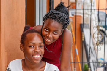 Two sisters who love each other.