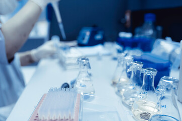 Chemists mixed up chemical to find antiretroviral drugs at the lab,Experiment to detect virus was found in the blood,Developers of potential medicines and vaccines against COVID-19