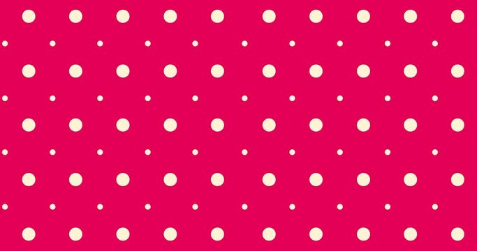 polka dot pattern background animation