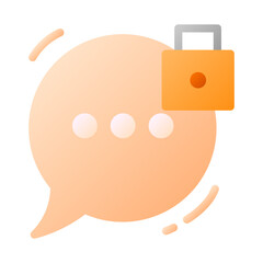 Lock Chat Illustration