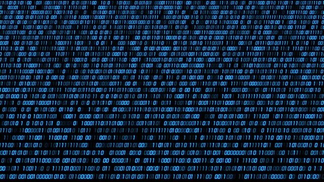 Binary LCD digital string digital password background