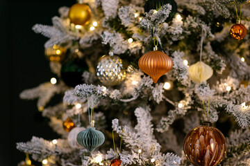 Obraz na płótnie Canvas Christmas Tree With Decorations