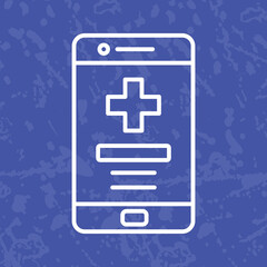 Obraz premium Medical App Icon