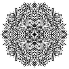 abstract mandala floral ornament vector eps