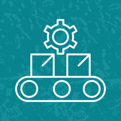 Obraz premium Conveyor Belt Icon