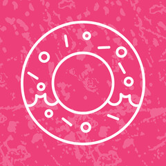 Naklejka premium Donut Icon