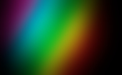 Rainbow gradient on black background. Use to create photo effects in screen overlay mode.