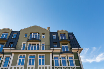 Beautiful resort town Zelenogradsk with german architecture, Kaliningrad region