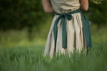 Fototapeta premium woman in a dress