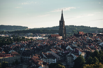 Naklejka premium panorama in Bern