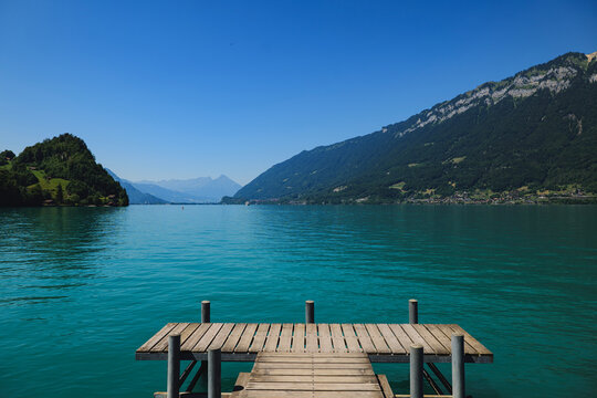 lake garda country in Iseltwald