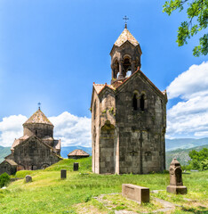Ancient armenian Akhpat Monastery in the north part of Armenia