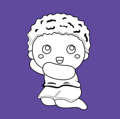 Baby and Toys Digital Stamp