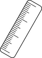 ruler isolated on white