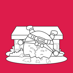 Humpty Dumpty Digital Stamp