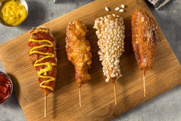 Homemade Fried Korean Corn Dog