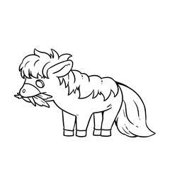 Pony Horse Lineart
