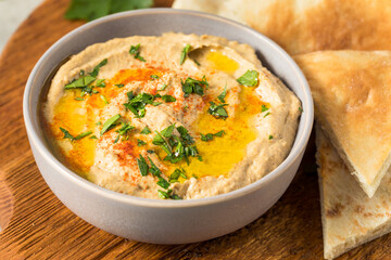 Homemade Eggplant Babaganoush Dip